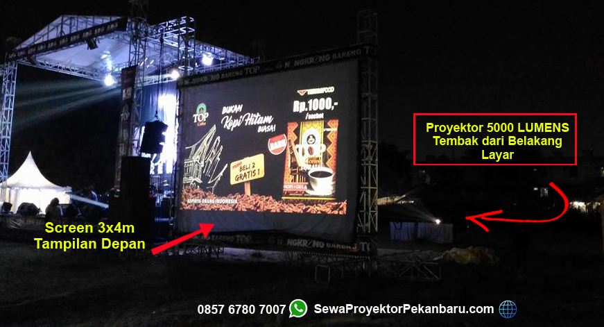 Harga Sewa Projector 5000 ansi lumens di Pekanbaru