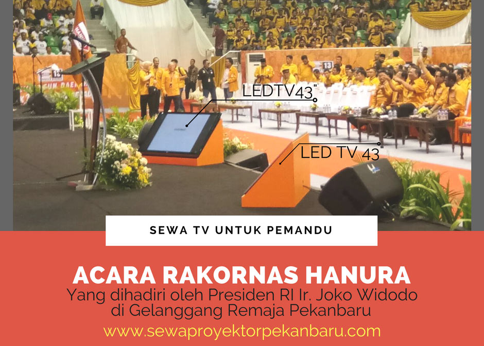 Sewa tv pekanbaru untuk pidato Presiden