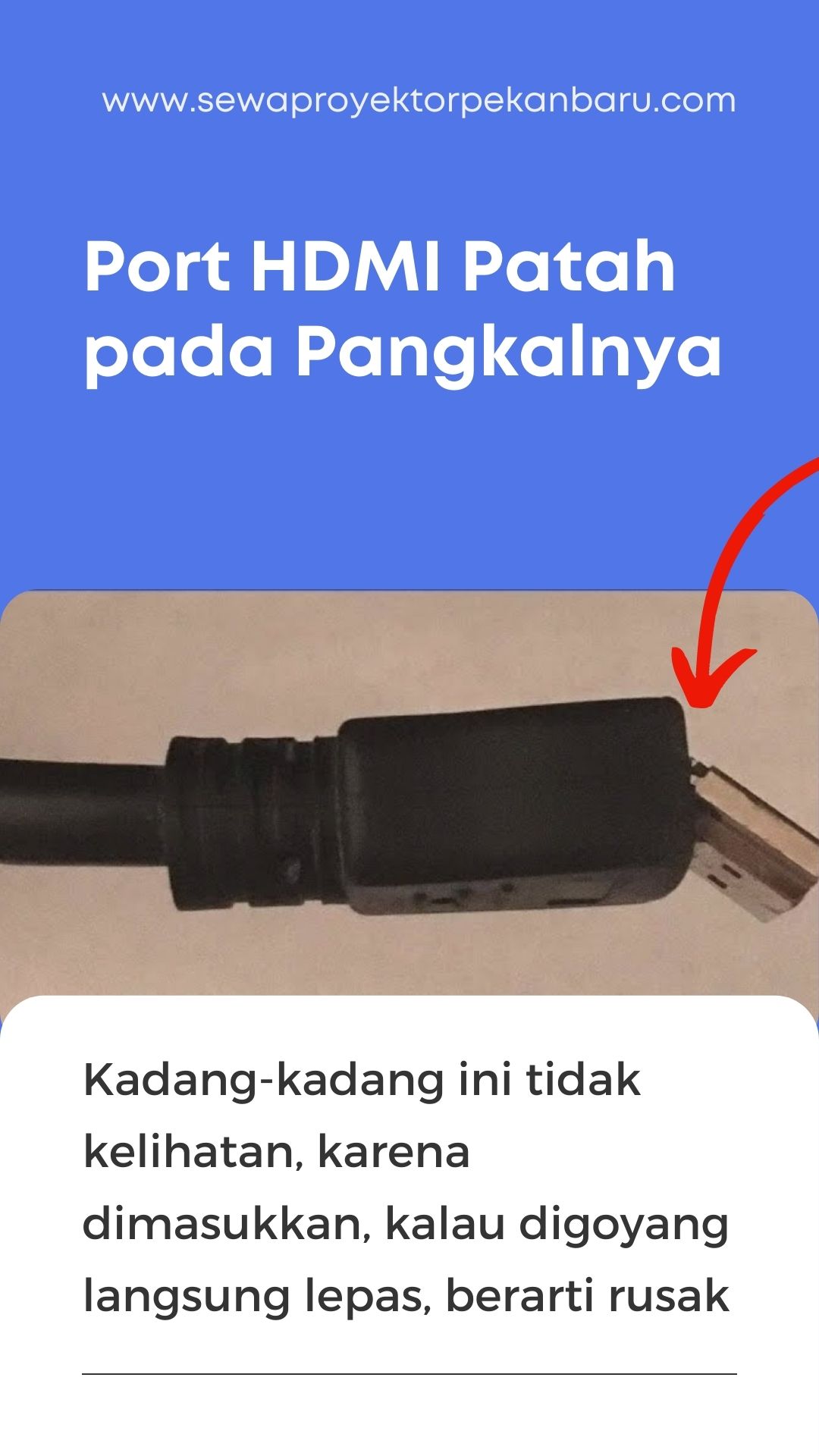 HDMI tidak Terdeteksi di Proyektor Maupun TV [No Signal]