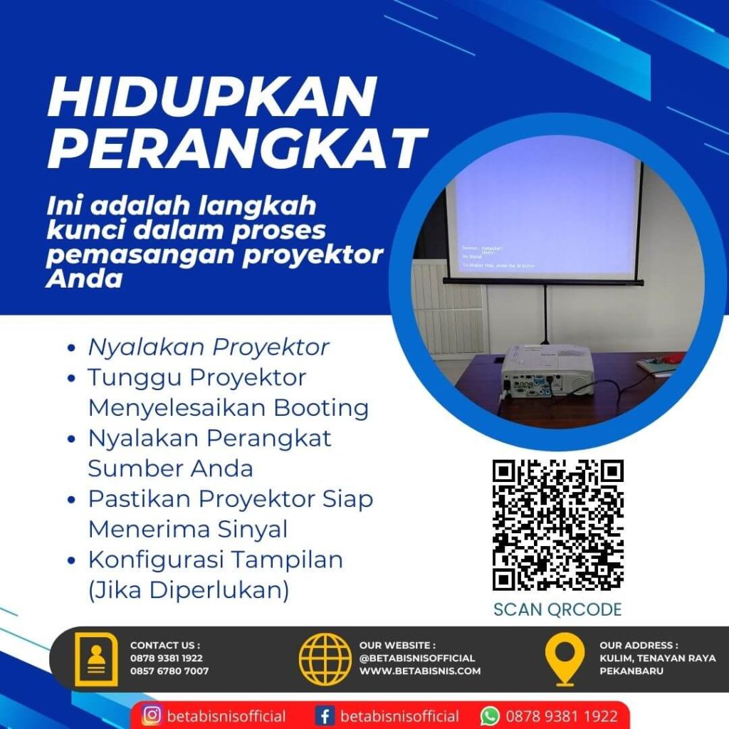 Cara Hidupkan Proyektor Epson