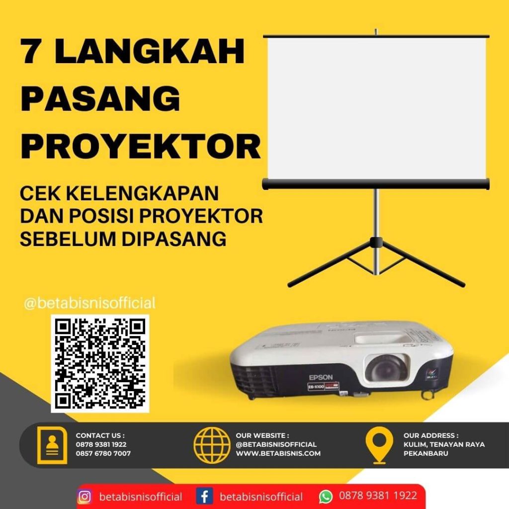 Cara Pasang Proyektor