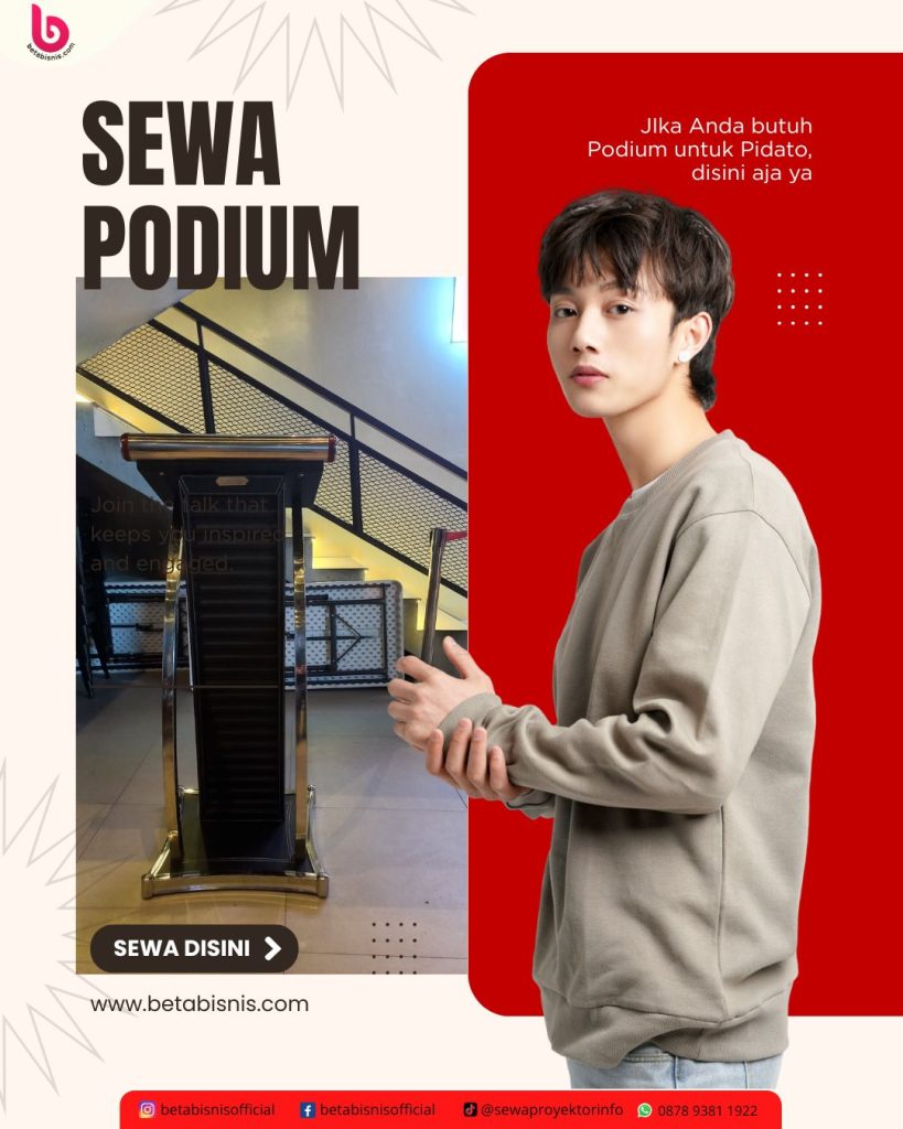 Sewa Podium acara Muscab PP Pekanbaru