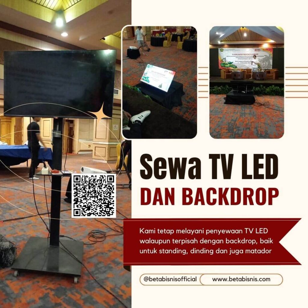 Sewa tv led dan backdrop pekanbaru