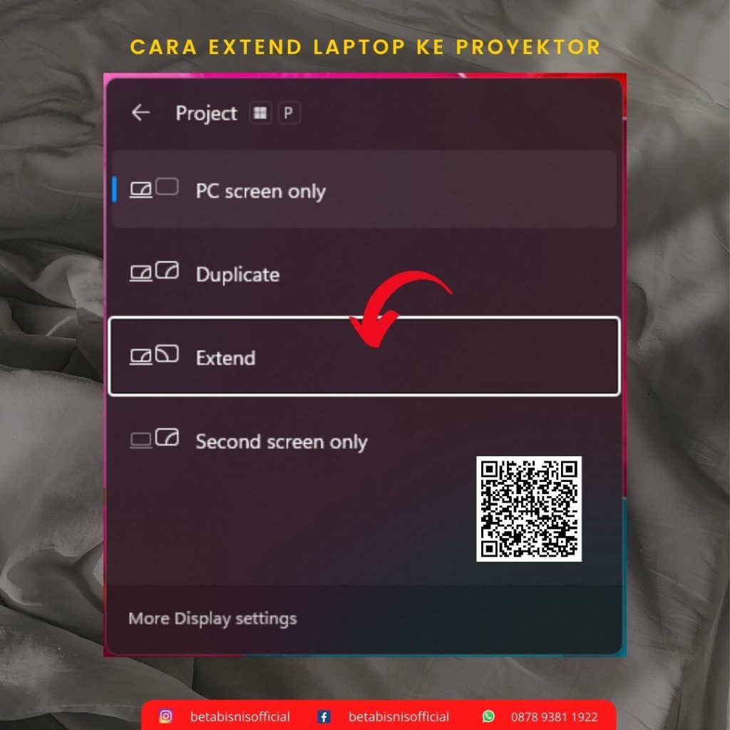 Cara Extend Layar Laptop ke Proyektor dengan Mudah