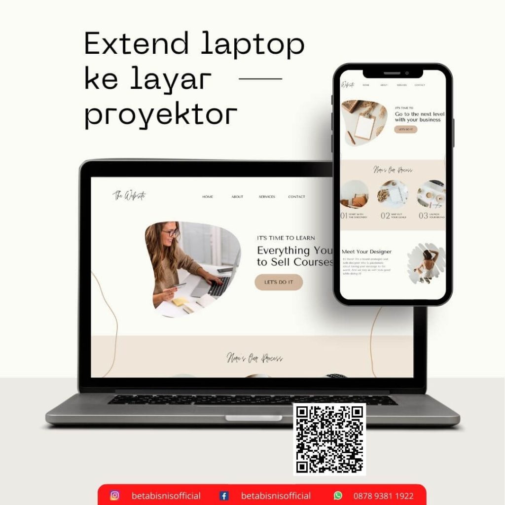 Cara Extend Layar Laptop ke Proyektor dengan Mudah