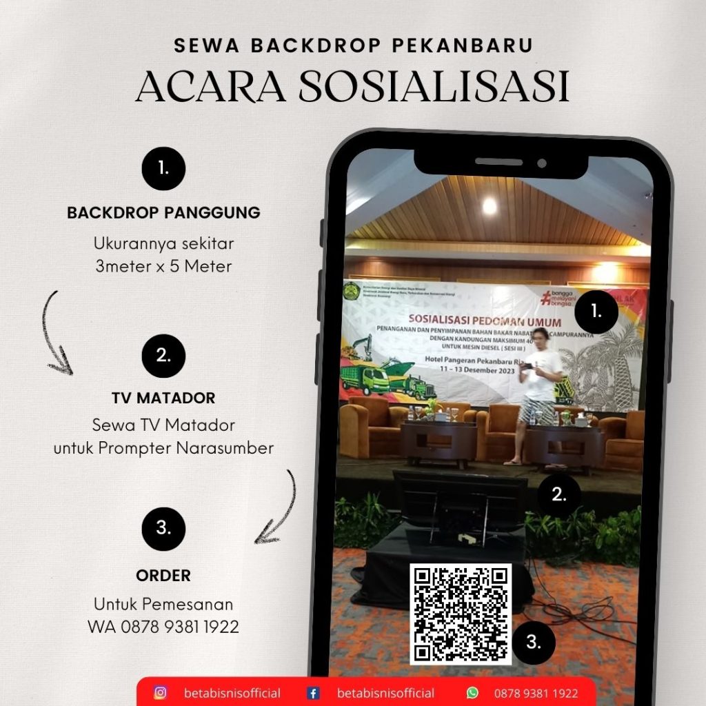 Sewa backdrop pekanbaru