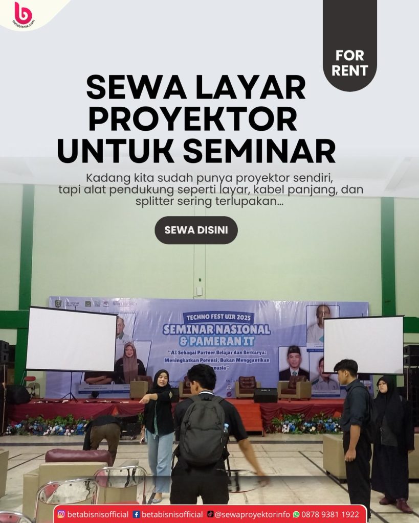 Sewa Layar Proyektor untuk Seminar