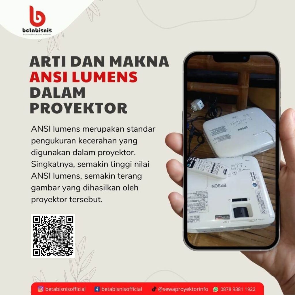 Arti dan Makna ANSI Lumens dalam Proyektor