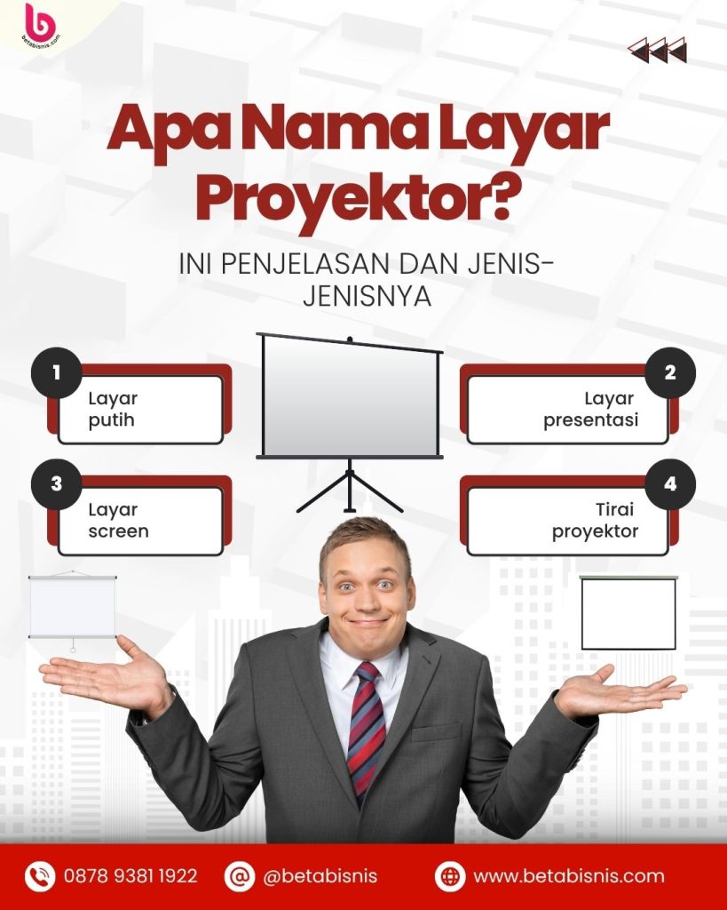Apa Nama Layar Proyektor di Pekanbaru