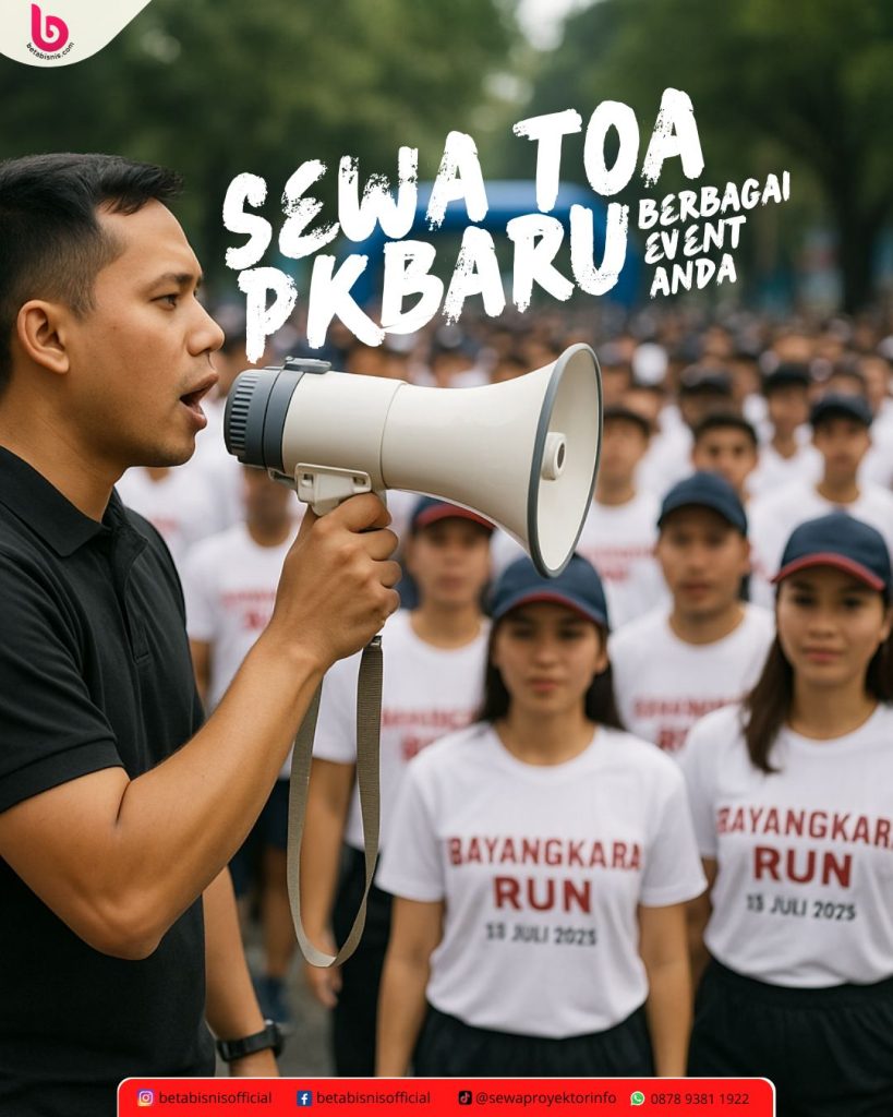 Sewa TOA untuk Event Bayangkara Run 2025 Pekanbaru