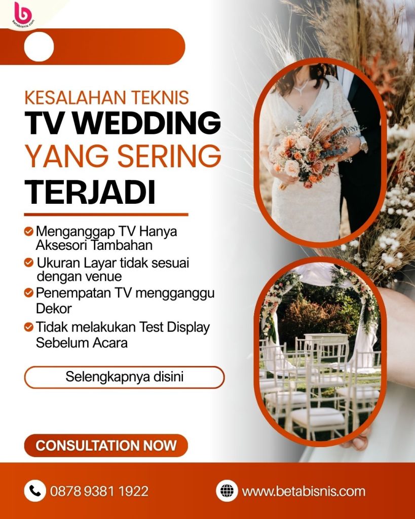 Kesalahan Teknis TV Wedding