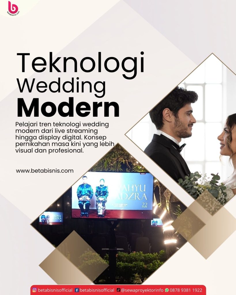 Teknologi Wedding Modern